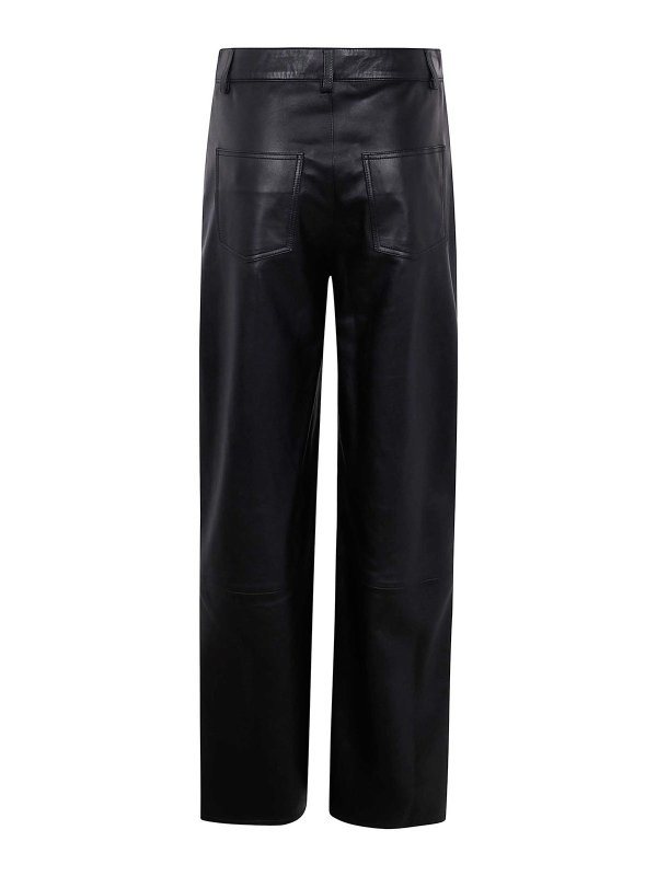 LOULOU STUDIO: leather trousers online - Figari Leather Pants