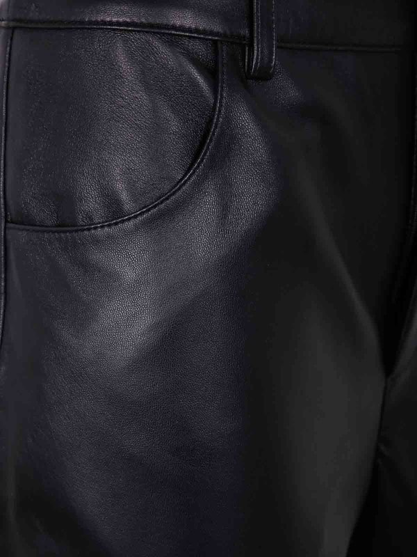 The Best Shops LOULOU STUDIO: leather trousers - Figari Leather Pants