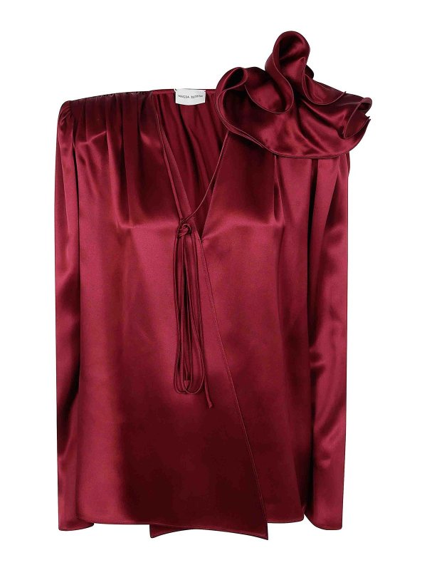 MAGDA BUTRYM: Blouses - Blouse - Rouge