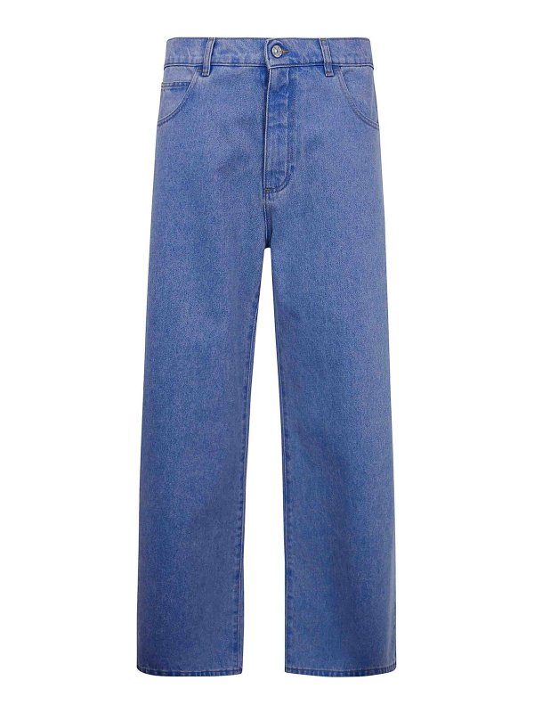 Marni: Straight Leg Jeans - Straight Leg Jeans - Blau