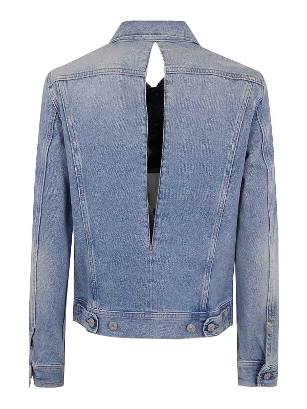 The Best Shops MM6 MAISON MARGIELA: デニムジャケット - ブレザー - ブルー