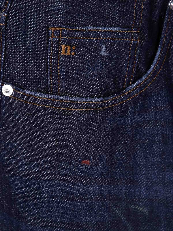 The Best Shops NINE IN THE MORNING: Jeans à jambe droite - Jean Droit - Bleu