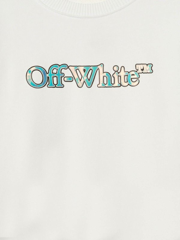 OFF-WHITE: クルーネック online - クルーネック - 白