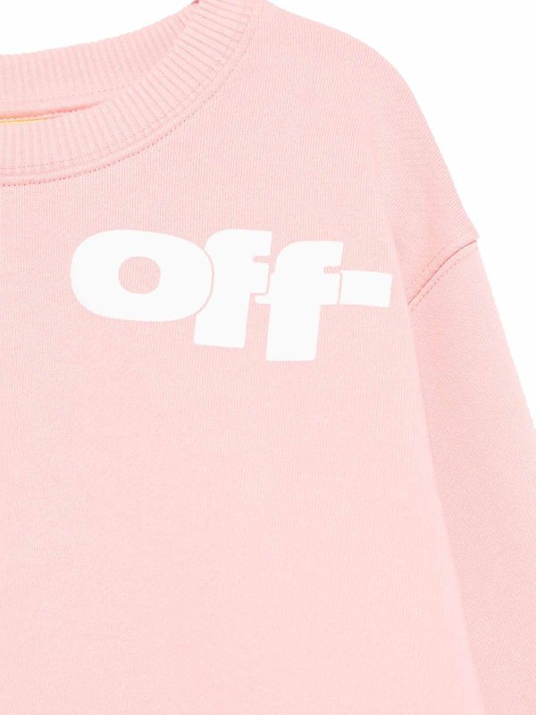OFF-WHITE: クルーネック online - クルーネック - ピンク