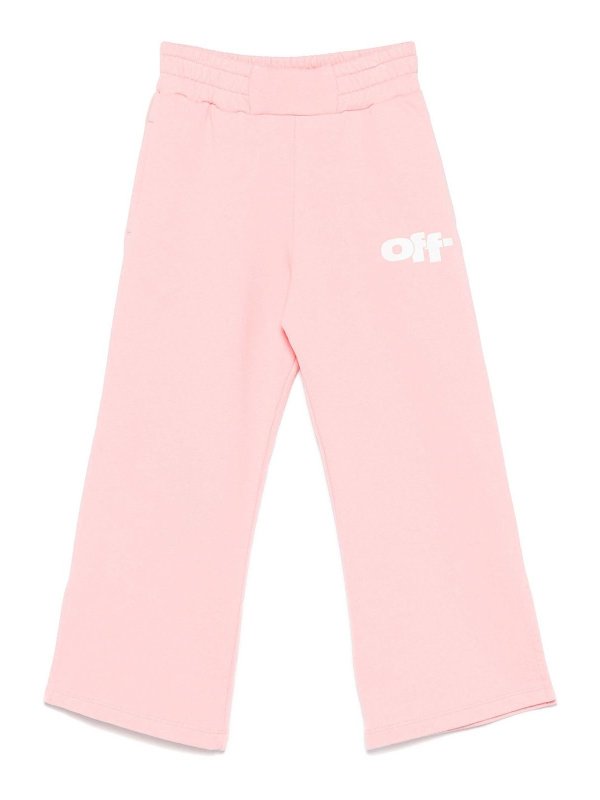 OFF-WHITE: tracksuit bottoms - Type Graphic Sweatpant
