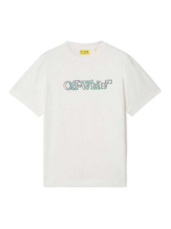OFF-WHITE: t-shirt - Grande maglietta da libro Ss
