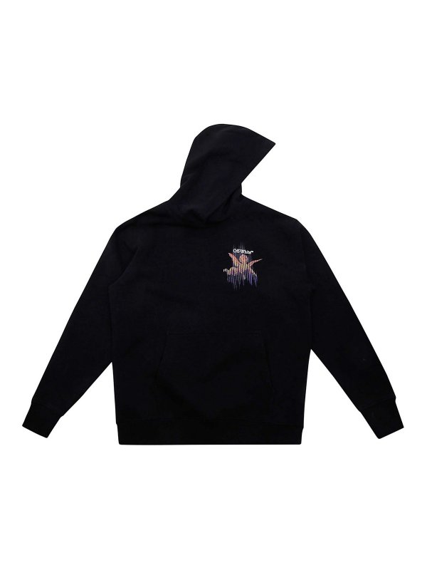 OFF-WHITE: Sudaderas y suéteres - Sudadera - Negro