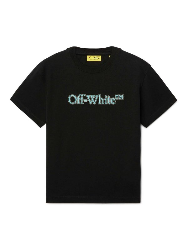 OFF-WHITE: t-shirts - Big Bookish Tee Ss