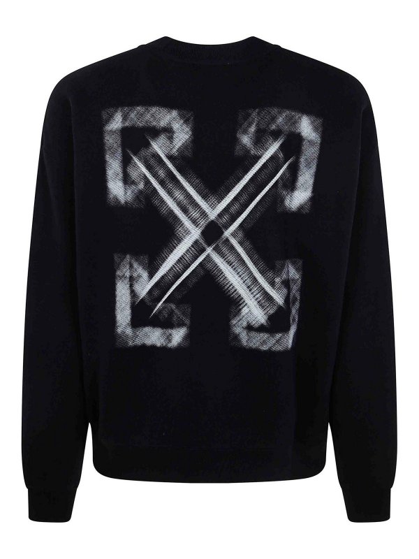 The Best Shops OFF-WHITE: Suéteres con cuello pico - Suéter Cuello Redondo - Negro