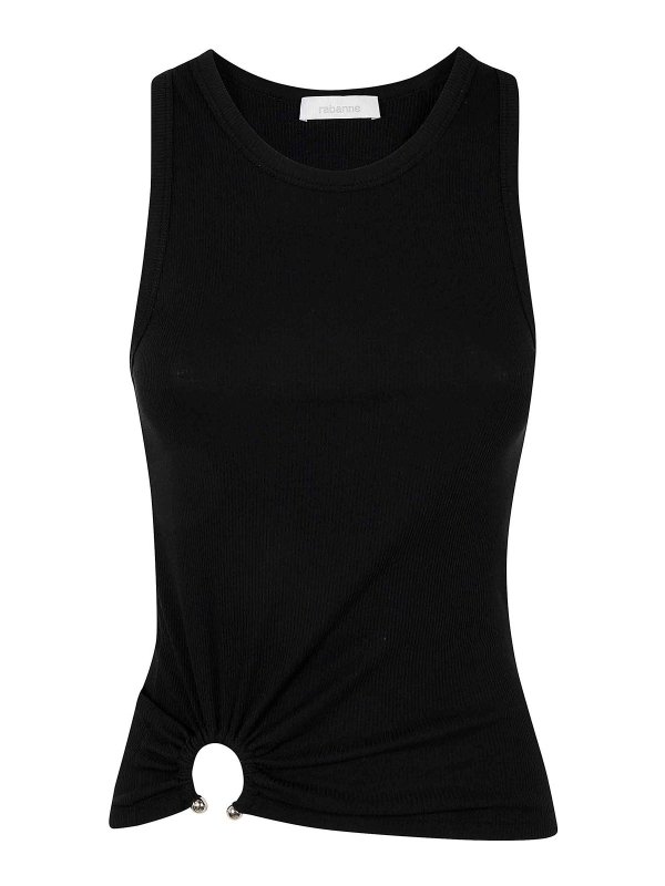 RABANNE: t-shirts online - Tee Shirt Rib 2X2