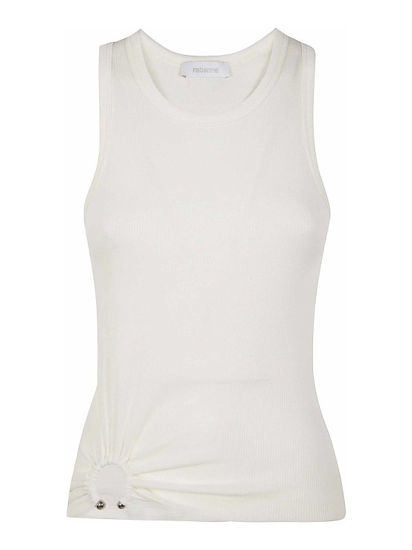 RABANNE: t-shirts online - Tee Shirt Rib 2X2