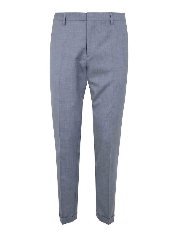 PAUL SMITH: カジュアルトラウザー - カジュアルパンツ - ブルー