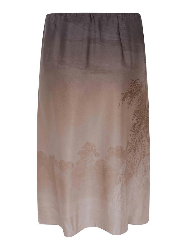 PIERRE-LOUIS MASCIA: ニーレングススカート＆ミディ丈 online - 膝丈/ミディスカート - マルチカラー