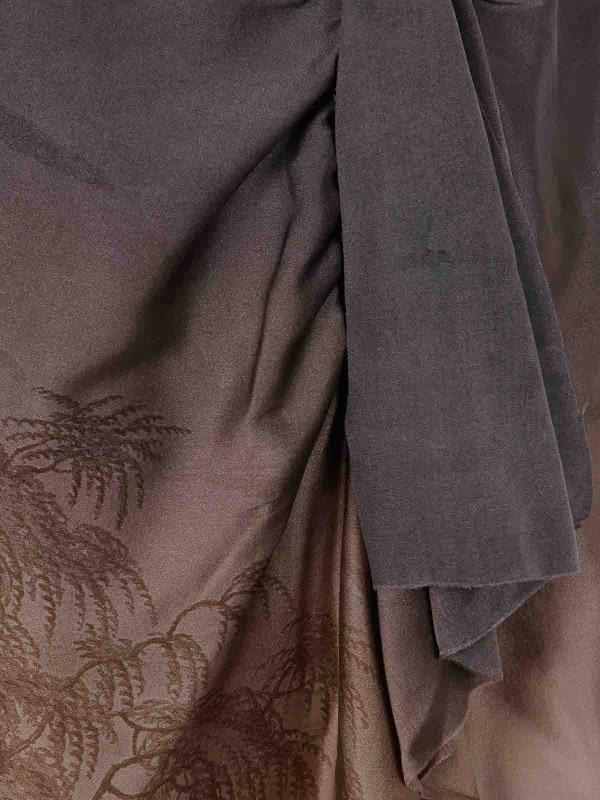 The Best Shops PIERRE-LOUIS MASCIA: ニーレングススカート＆ミディ丈 - 膝丈/ミディスカート - マルチカラー