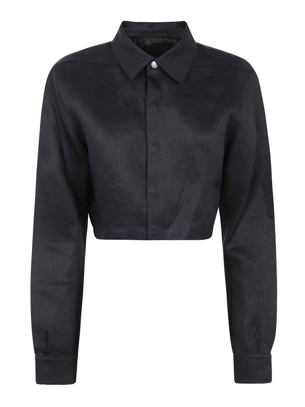 RICK OWENS: シャツ - シャツ - 黒