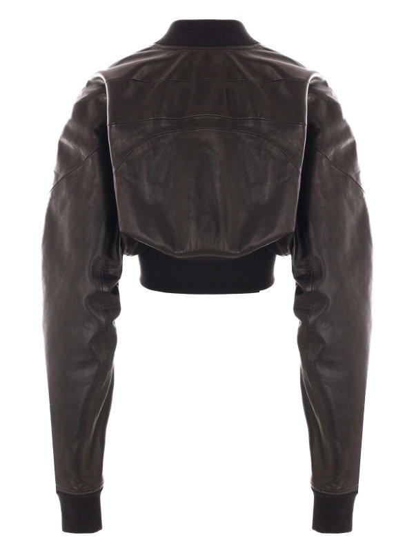 The Best Shops RICK OWENS: ボンバージャケット - ボンバージャケット - 黒