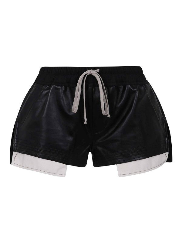 RICK OWENS: トラウザーショーツ - ショートパンツ - 黒