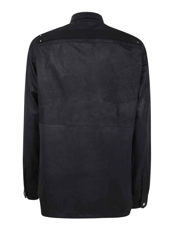 RICK OWENS: leather jacket online - Outeshirt Leather Jacket