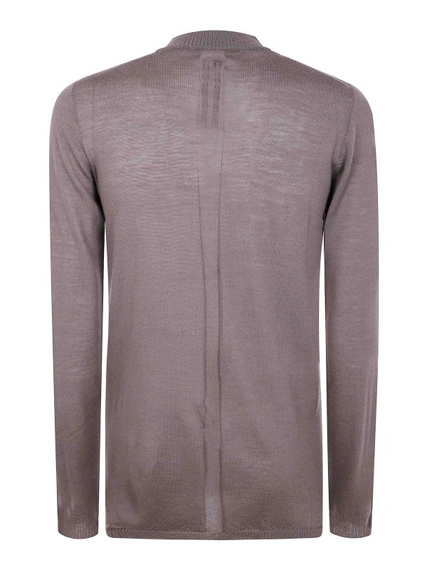 RICK OWENS: Cuellos altos y polos online - Suéter Con Cuello Alto - Gris