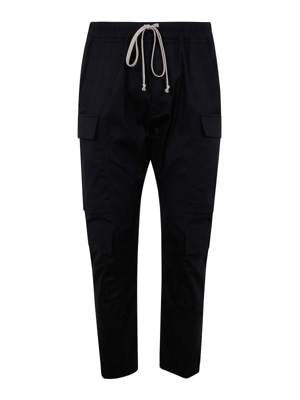 RICK OWENS: casual trousers - Mastodon Megacargo Trousers