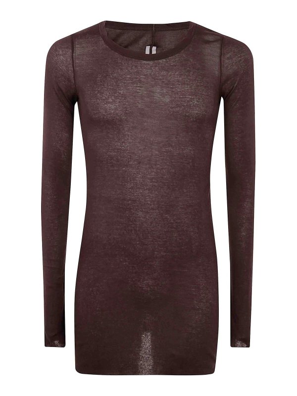 RICK OWENS: Camisetas - Camiseta - Rojo