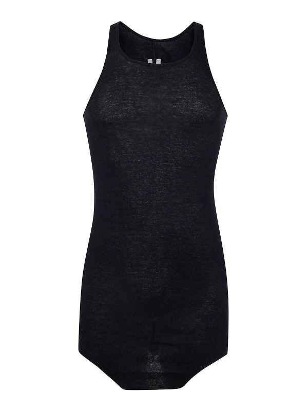 RICK OWENS: トップス＆タンクトップ - トップ/タンクトップ - 黒