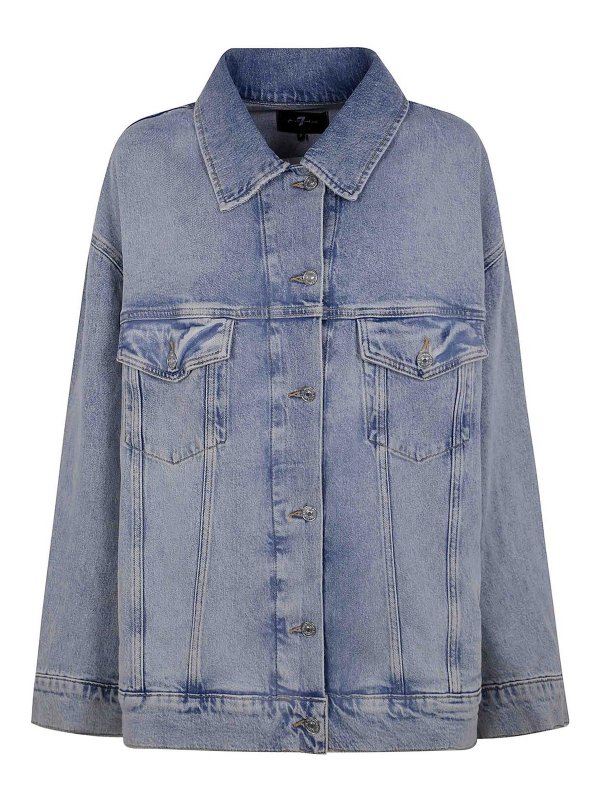 7 FOR ALL MANKIND: casual jackets - Oli Trucker Sahara Jacket