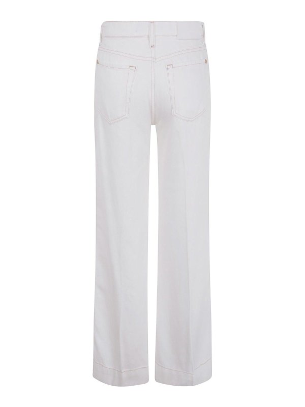 7 FOR ALL MANKIND: ストレートジーンズ online - ストレートジーンズ - 白