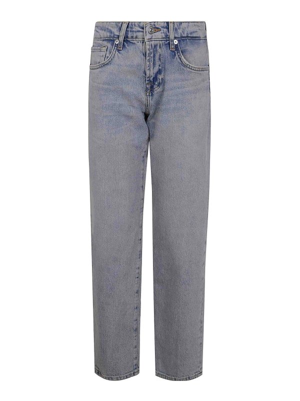 7 FOR ALL MANKIND: jeans dritti, a sigaretta - Denim Sahara dritto Calie
