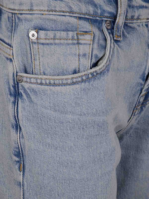 The Best Shops 7 FOR ALL MANKIND: jeans dritti, a sigaretta - Denim Sahara dritto Calie