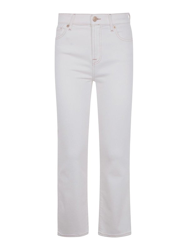 7 FOR ALL MANKIND: jeans dritti, a sigaretta - Jeans in denim