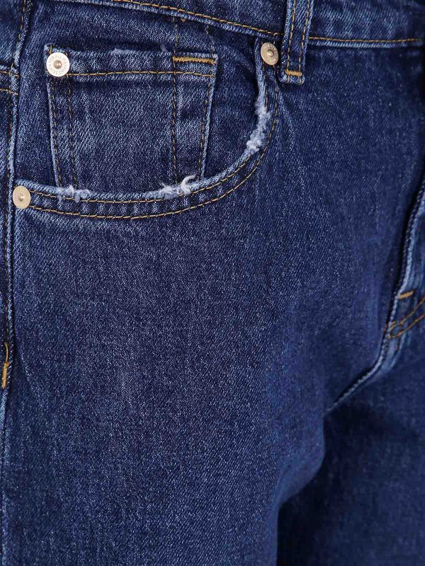 The Best Shops 7 FOR ALL MANKIND: straight leg jeans - Tess Trouser Huntington Denim