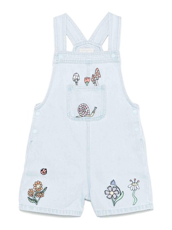 Stella McCartney Kids: jumpsuits - Cotton jumpsuit