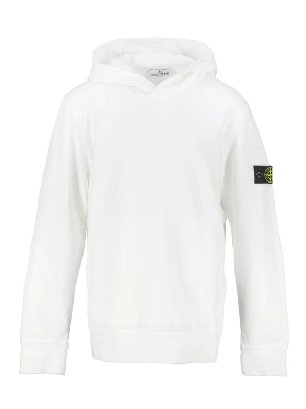 The Best Shops Stone Island Junior: Sweatshirts und Pullover - Sweatshirt - Weiß