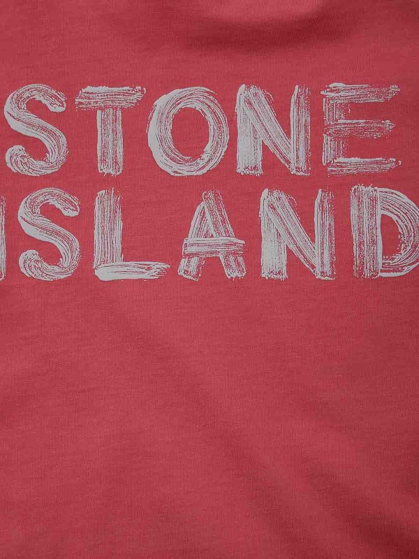The Best Shops Stone Island Junior: Camisetas - Camiseta - Rojo