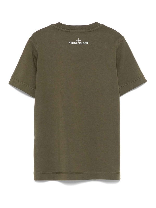 Stone Island Junior: T-shirts online - T-Shirt - Grün