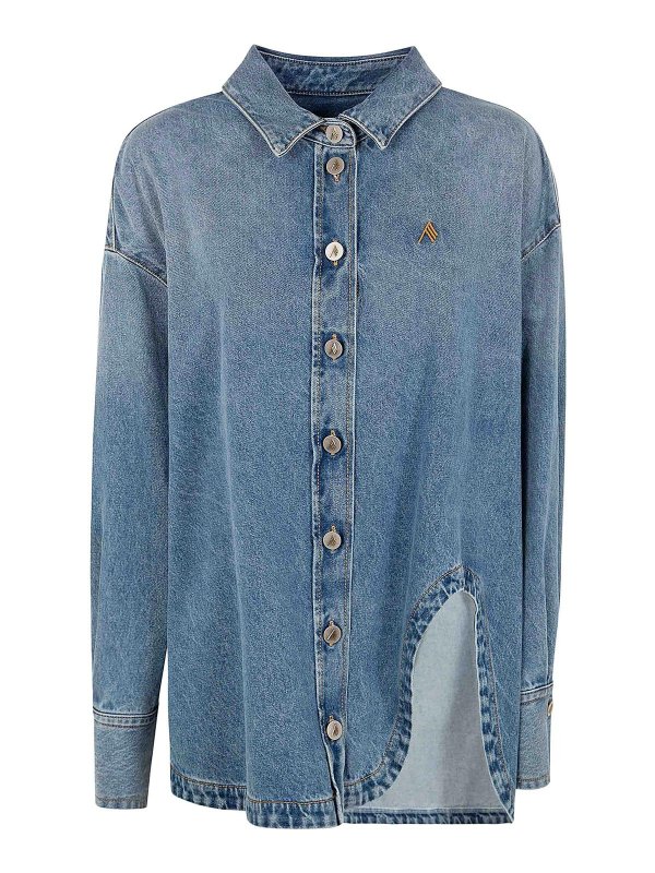 The Attico: ボンバージャケット - ボンバージャケット - ブルー