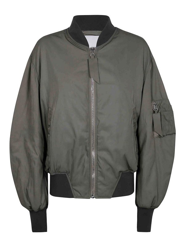 The Attico: bombers - Nylon Bomber
