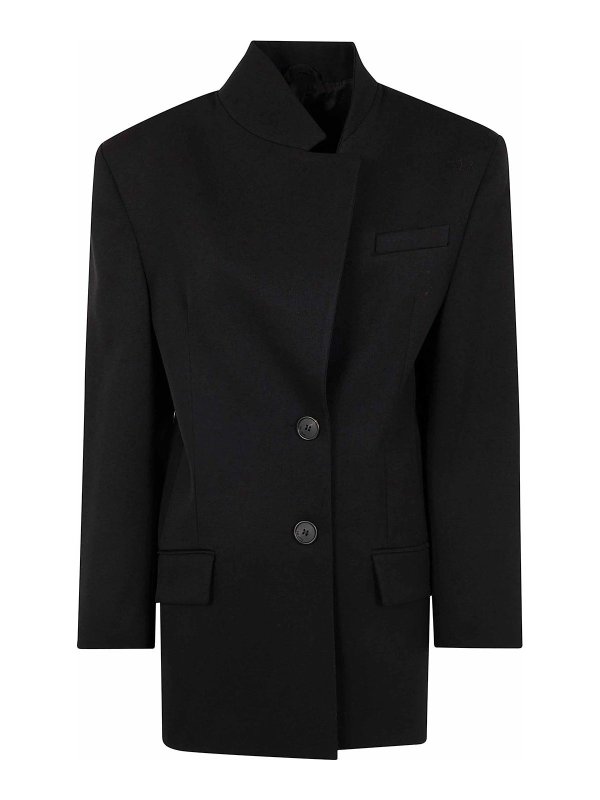 The Attico: blazers - Gabardine Blazer