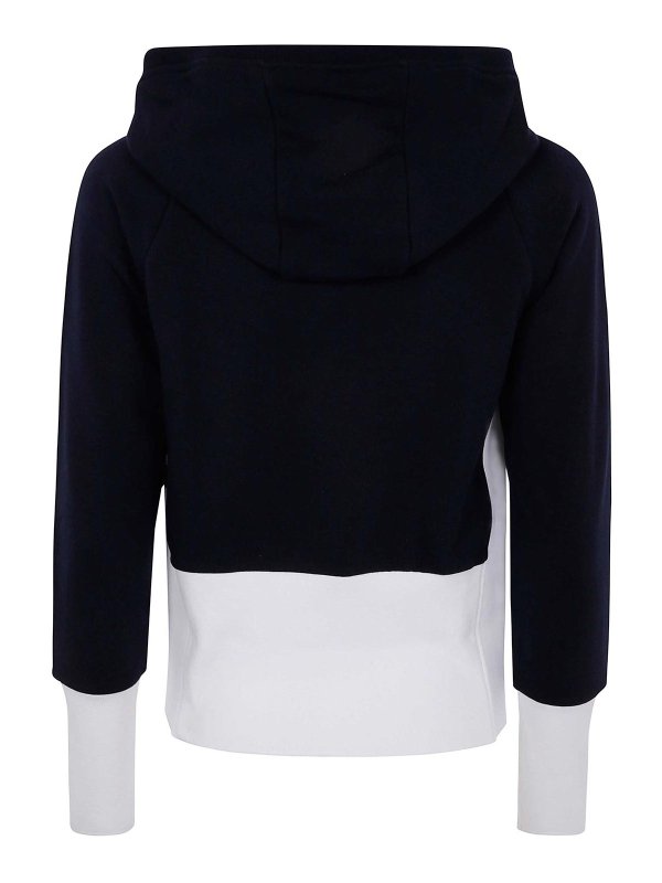 The Best Shops THOM BROWNE: Sweatshirts & Sweaters - Blouson Zip Up Hoodie