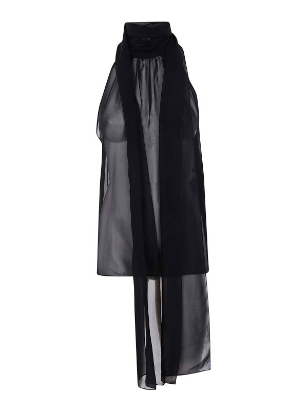 TOM FORD: Tops y camisetas sin mangas - Top - Negro