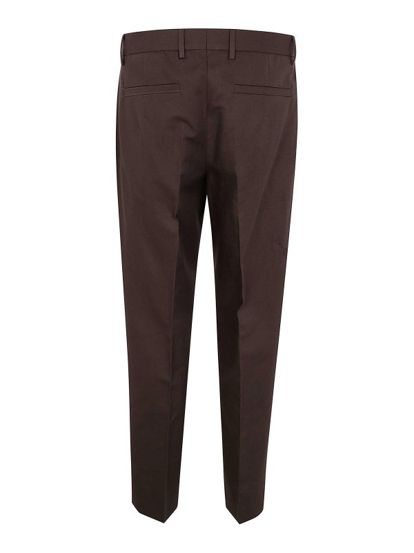 ZEGNA: casual trousers online - Cotton And Linen Pants