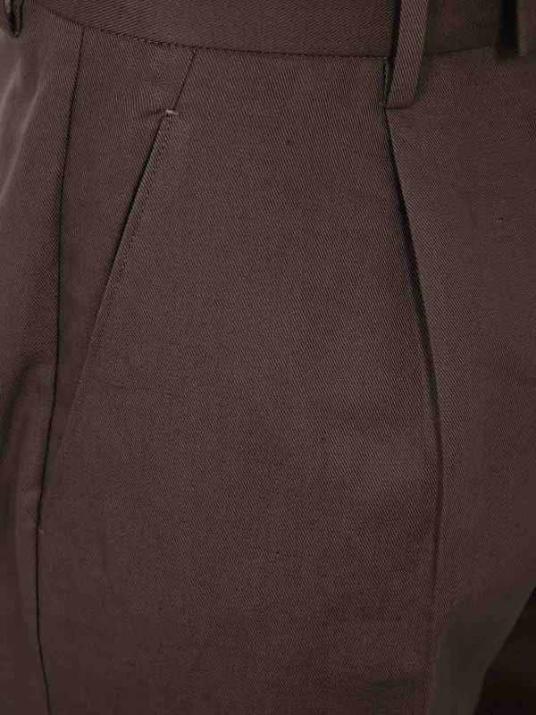 The Best Shops ZEGNA: casual trousers - Cotton And Linen Pants