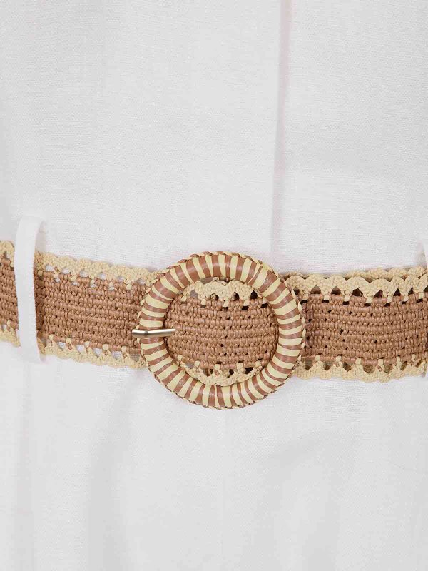 The Best Shops ZIMMERMANN: ニーレングスドレス - 膝丈ドレス - 白