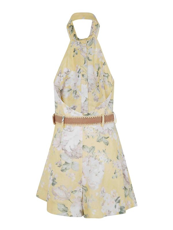 The Best Shops ZIMMERMANN: knee length dresses - Acacia Halter Playsuit