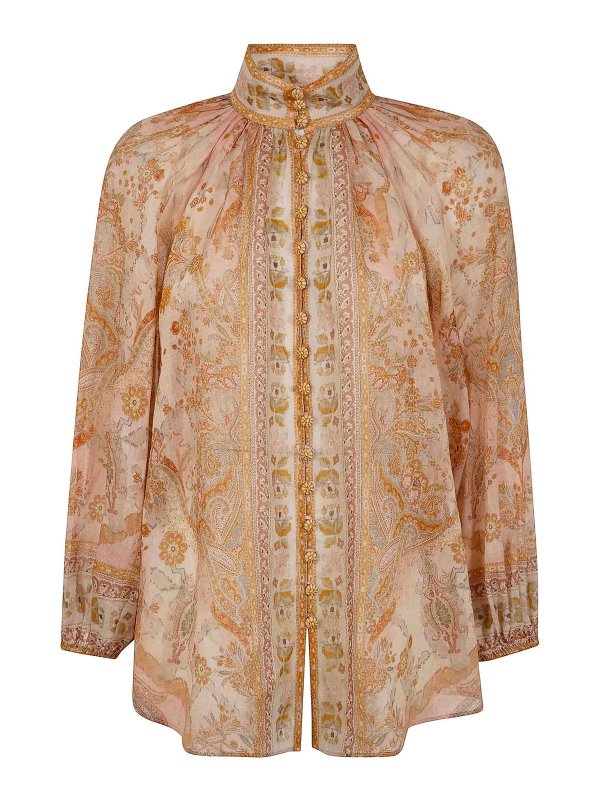 ZIMMERMANN: bluse online - Acacia Billow Blouse