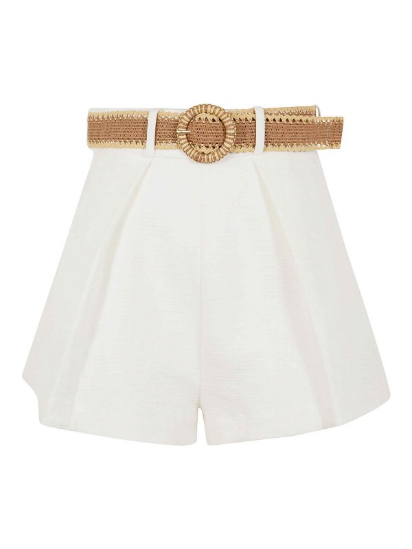 ZIMMERMANN: トラウザーショーツ - ショートパンツ - 白