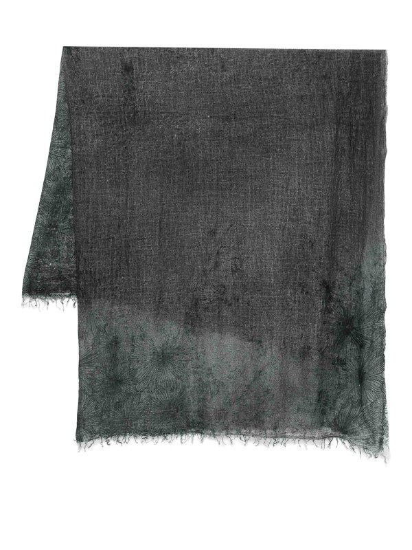 AVANT-TOI: sciarpe e foulard - Sciarpa Con Stampa E Frange 140X140 cm