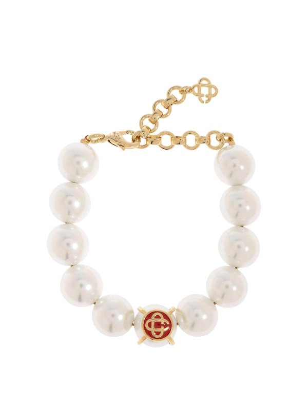 CASABLANCA: ブレスレット＆バングル - ブレスレット/バングル - 白