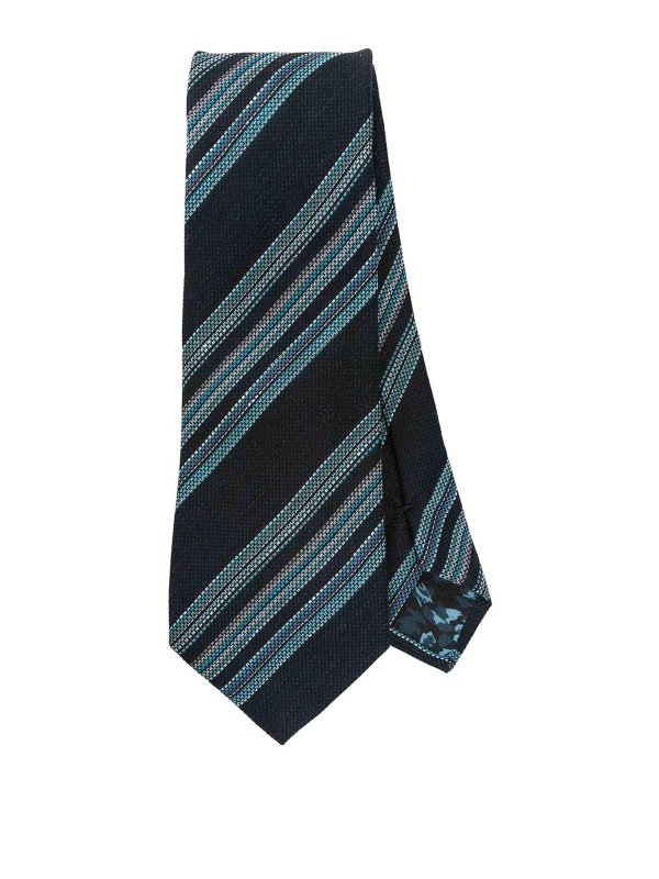 PAUL SMITH: Corbatas y pajaritas - Corbata - Azul